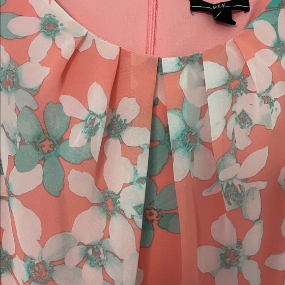 R&K Pink Floral Midi Dress - Picture 3 of 5